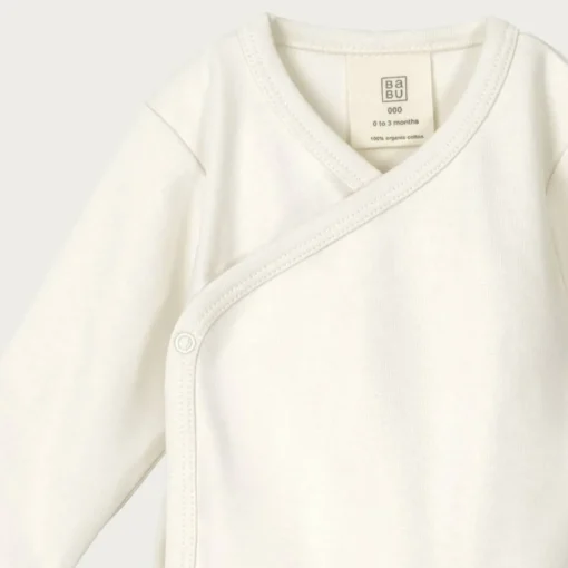 Babu Basics Organic Cotton Kimono Bodysuit