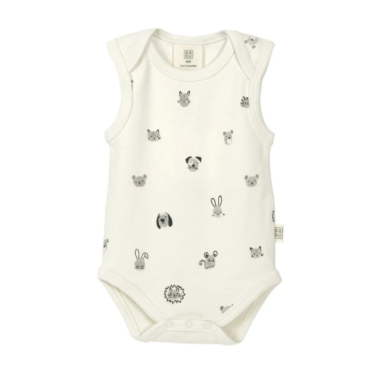 Babu Organic Cotton Singlet Bodysuit