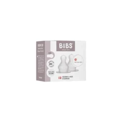 BIBS Replacement Bottle Nipples Silicone 2pk
