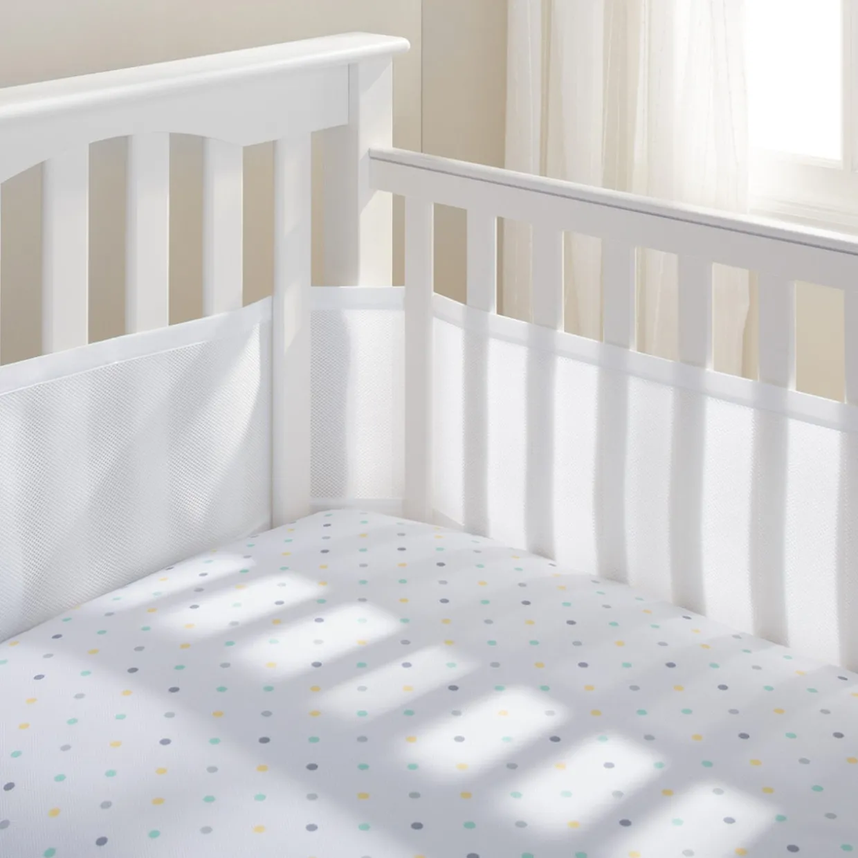Breathable Mesh Cot Liner - 4 Sides
