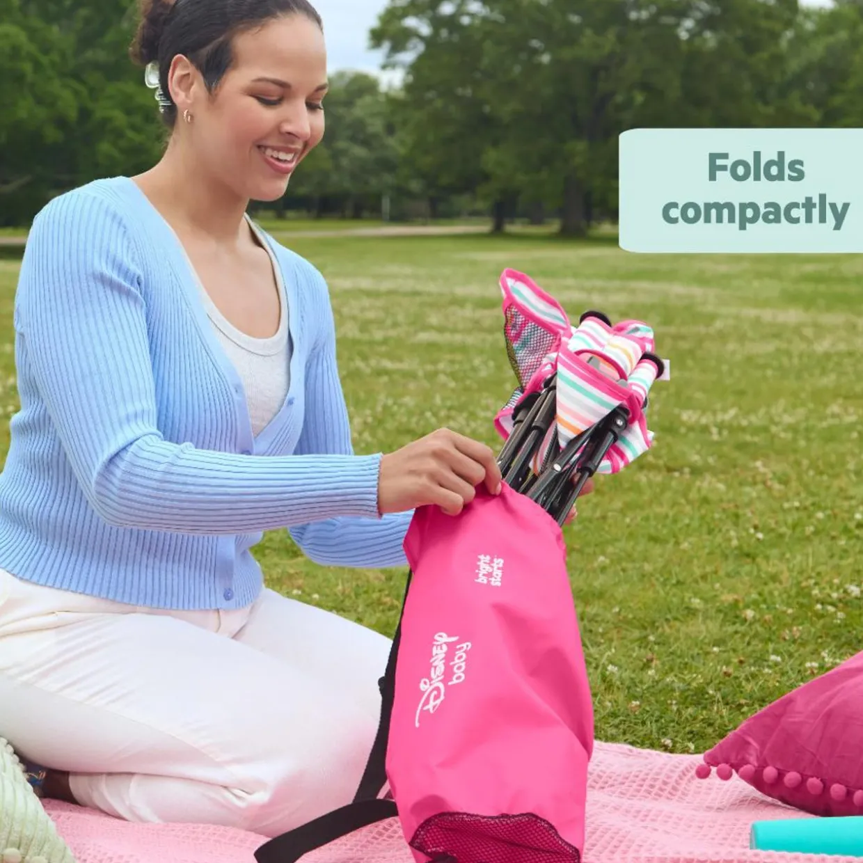 Bright Starts Licensed Pop 'N Sit Portable Booster Seat