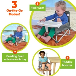 Bright Starts Pop 'N Sit Portable Booster Seat