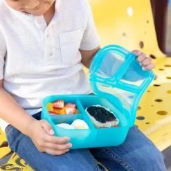 Bumkins Bento Box 3 Section - Jelly Silicone - Clearance