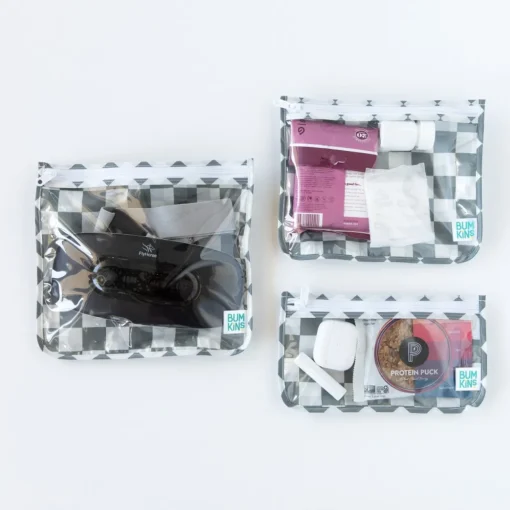 Bumkins Clear Travel Bag 3pk