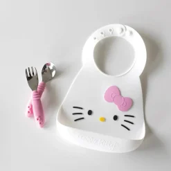 Bumkins Silicone Bib - Hello Kitty