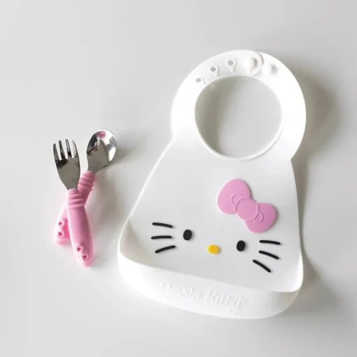 Bumkins Silicone Bib - Hello Kitty