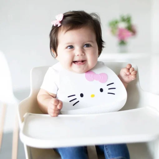 Bumkins Silicone Bib - Hello Kitty