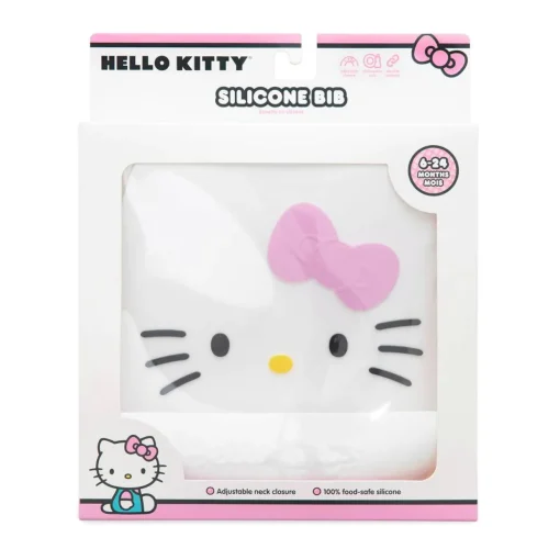 Bumkins Silicone Bib - Hello Kitty