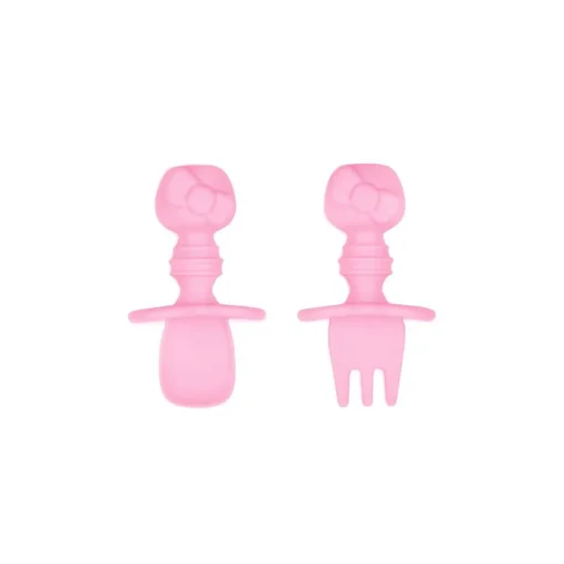 Bumkins Silicone Chewtensils - Hello Kitty