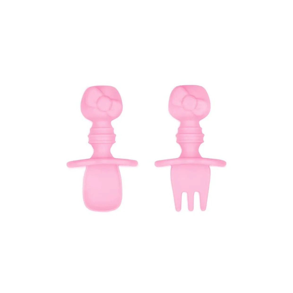 Bumkins Silicone Chewtensils - Hello Kitty