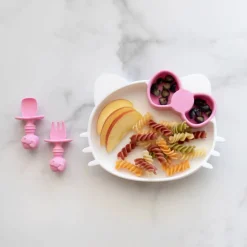 Bumkins Silicone Chewtensils - Hello Kitty