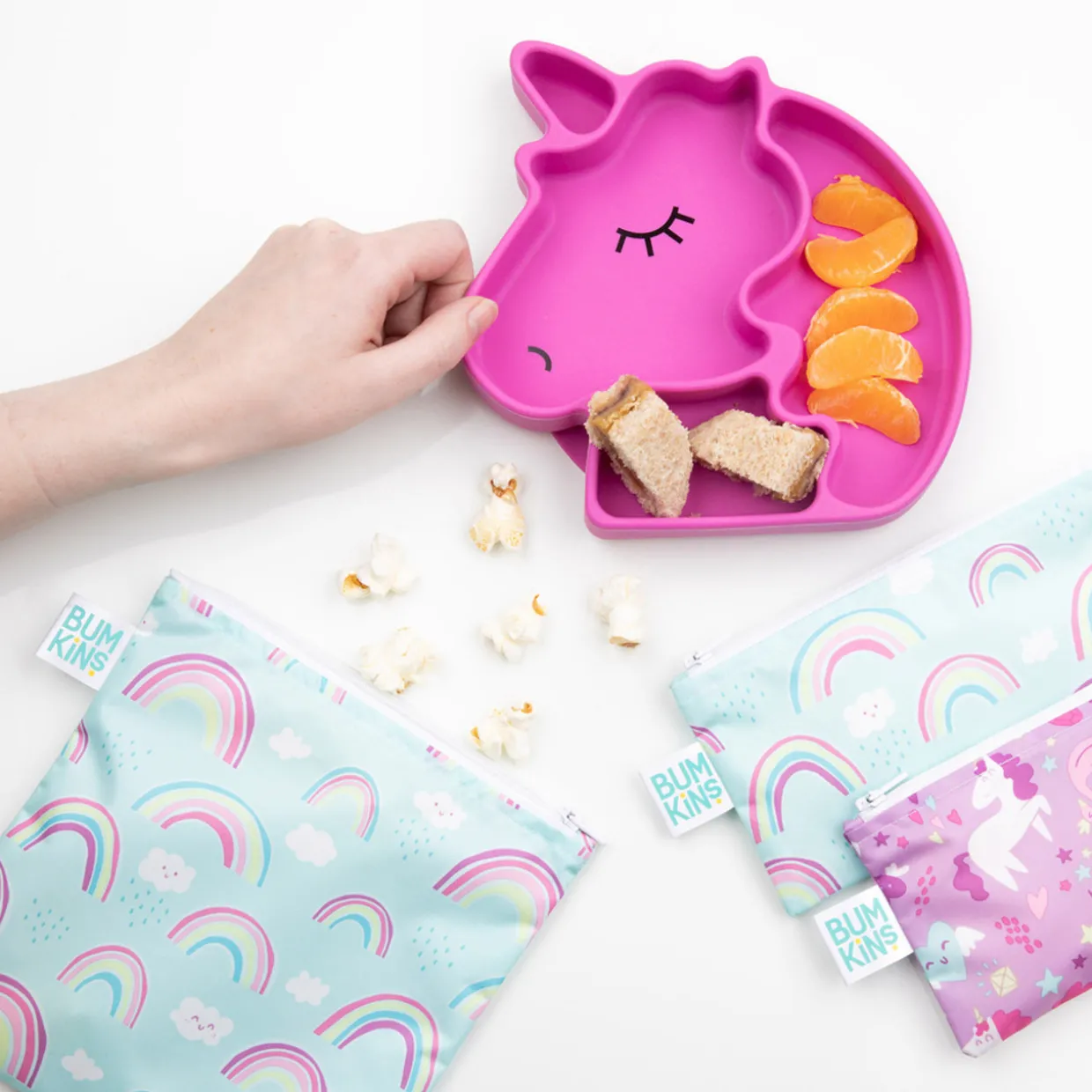 Bumkins Small Snack Bag 2pk - Discontinued Designs