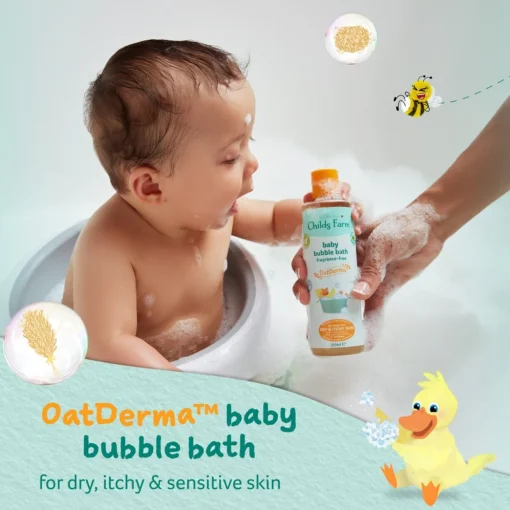 Childs Farm OatDerma Baby Bubble Bath Fragrance-Free