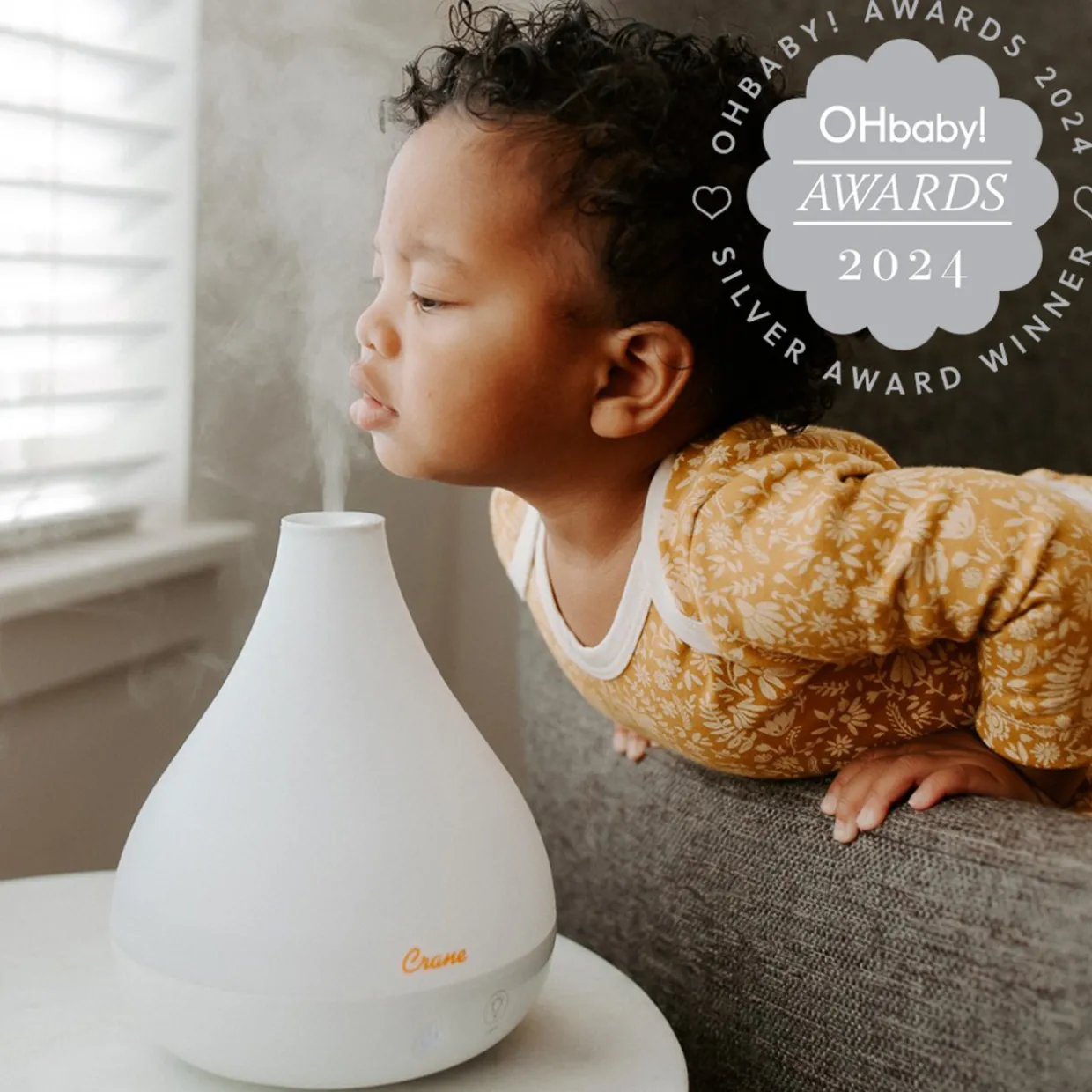 Crane 4 in 1 Cool Mist Humidifier + Red Light– 3.75L