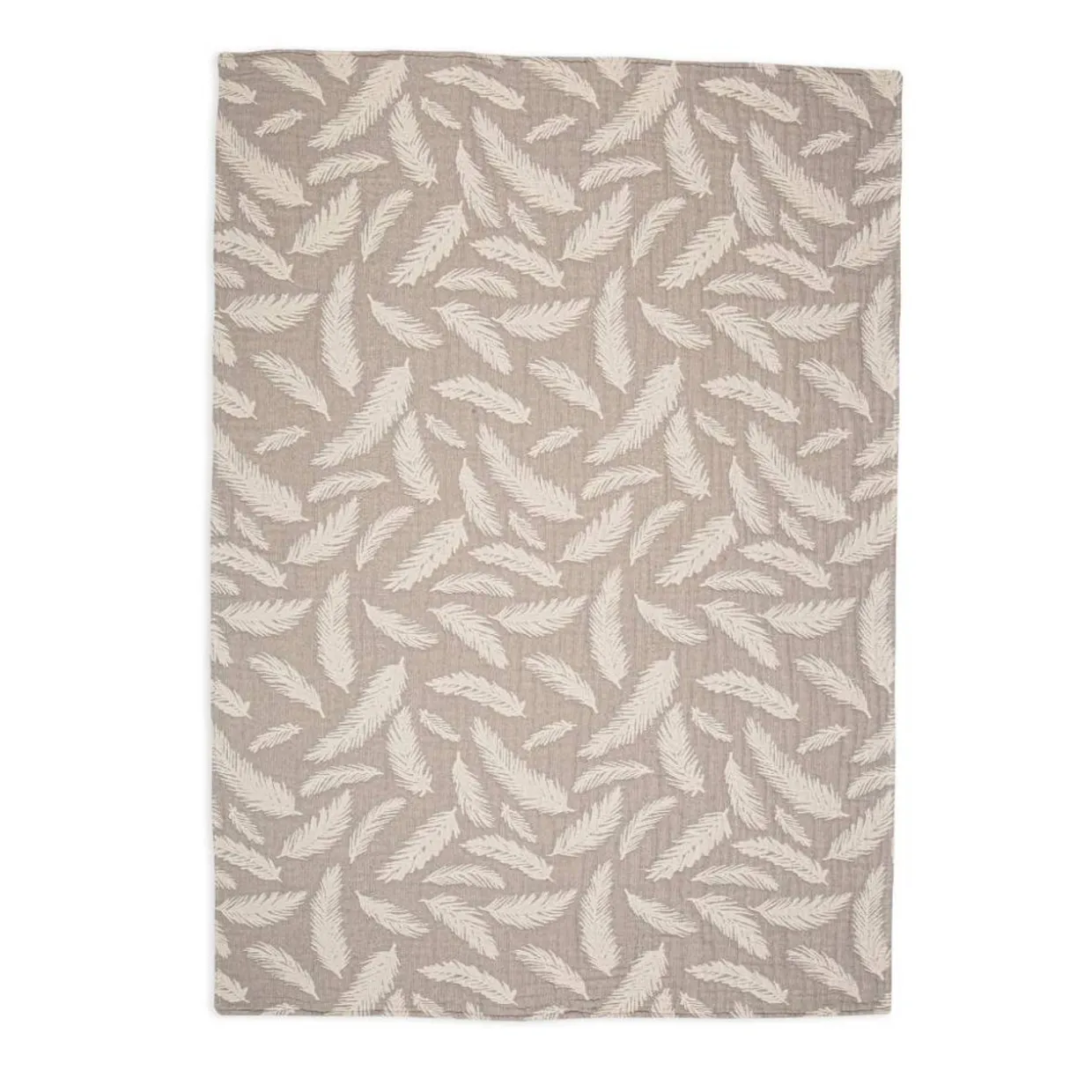 Crane Baby Jacquard Blanket - Ezra - Grey Feather - Clearance