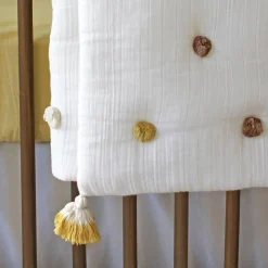 Crane Baby Kendi Pom Pom Blanket - Clearance