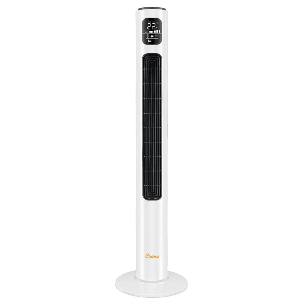 Crane Tower Fan and Air Circulator (116 cm) - White