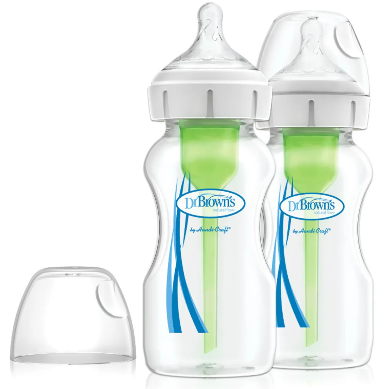 Dr Browns Options+ Baby Bottle - Wide Neck 2 pack