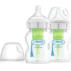 Dr Browns Options+ Baby Bottle - Wide Neck 2 pack