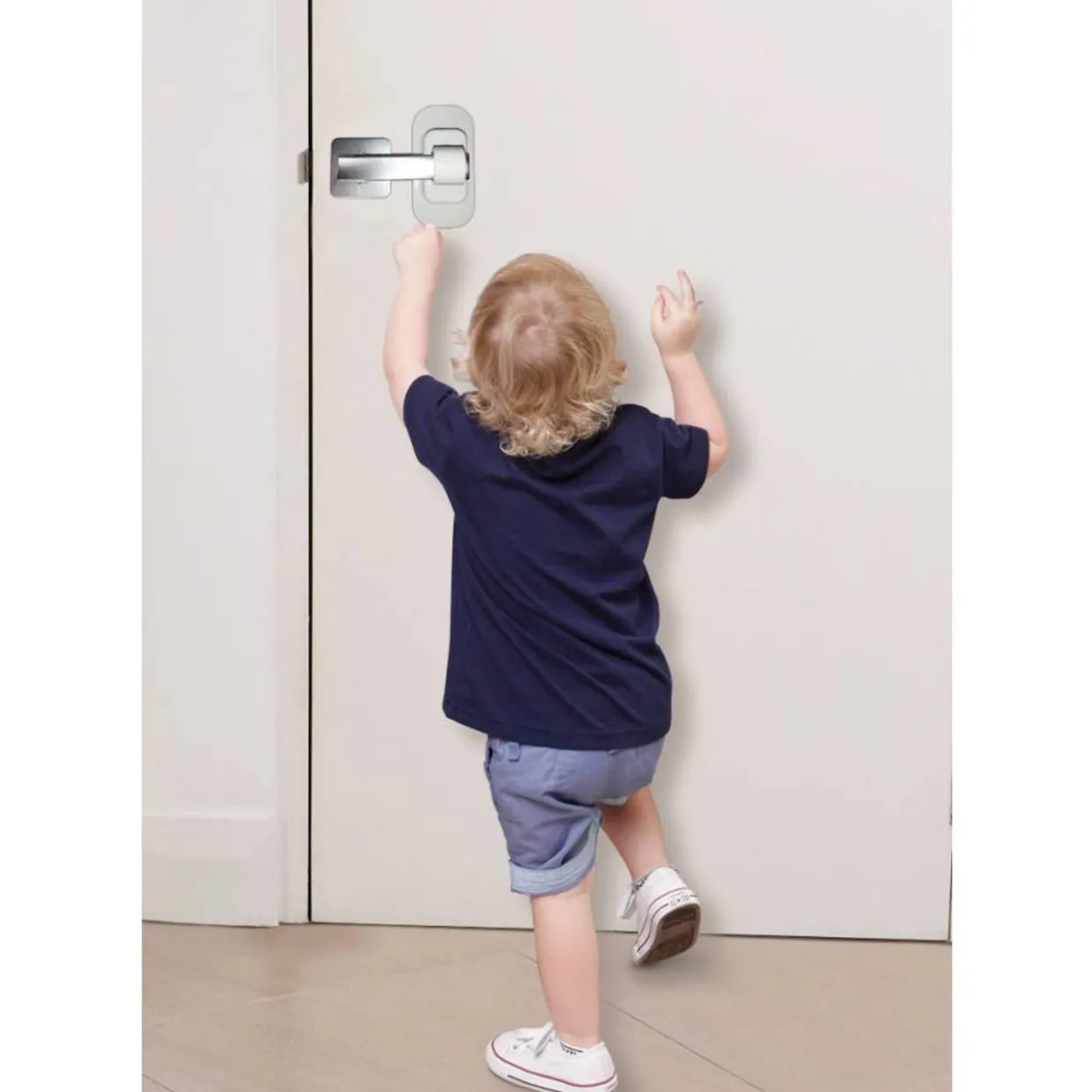 Dreambaby Adhesive Lever Door Lock 1pk