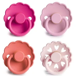 FRIGG Round Latex Pacifiers 4pk