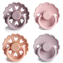 FRIGG Round Latex Pacifiers 4pk