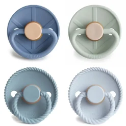 FRIGG Round Latex Pacifiers 4pk