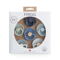 FRIGG Round Latex Pacifiers 6pk
