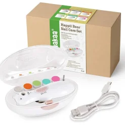Haakaa Happii Bear Rechargeable Nail Trimmer Set