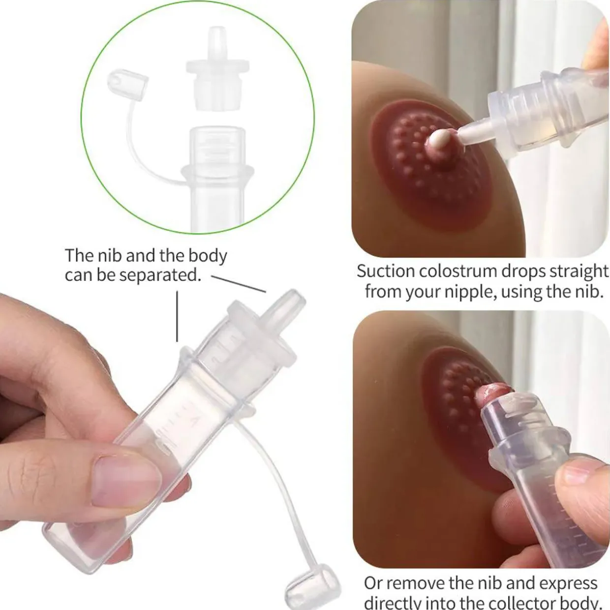 Haakaa Pre-Sterilised Silicone Colostrum Collector 2pk 20ml