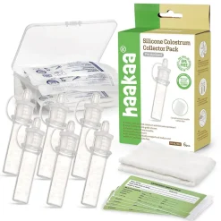 Haakaa Silicone Colostrum Collector - 6 pack (Pre-sterilised)
