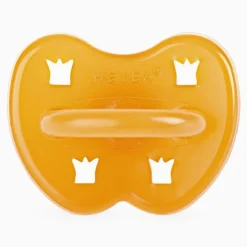 Hevea Classic Round Pacifier - Crown - Clearance