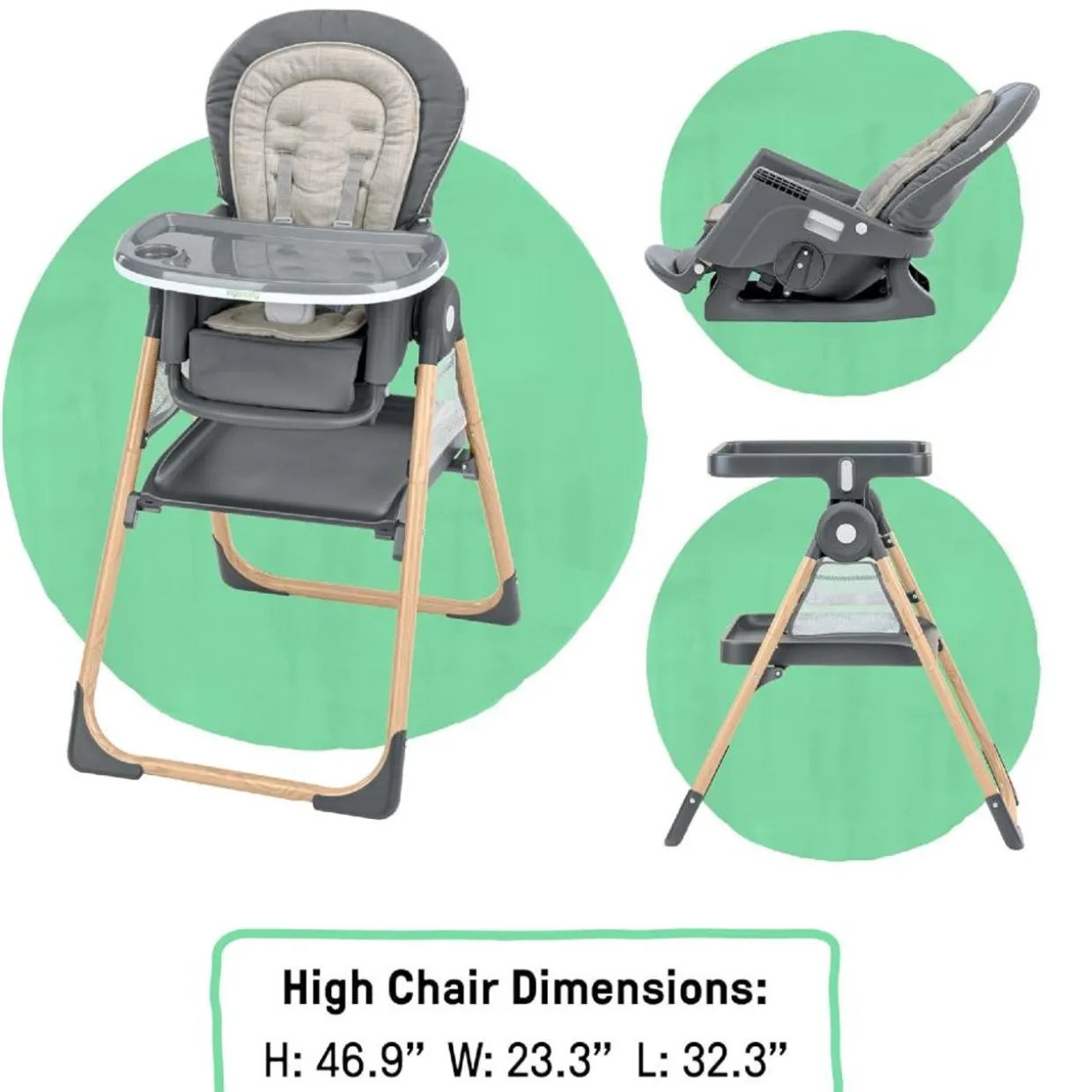 Ingenuity Proper Positioner Create Up Deluxe High Chair