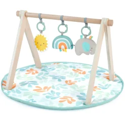 ity by Ingenuity Sun Valley Wooden Toy Arch & Play Mat