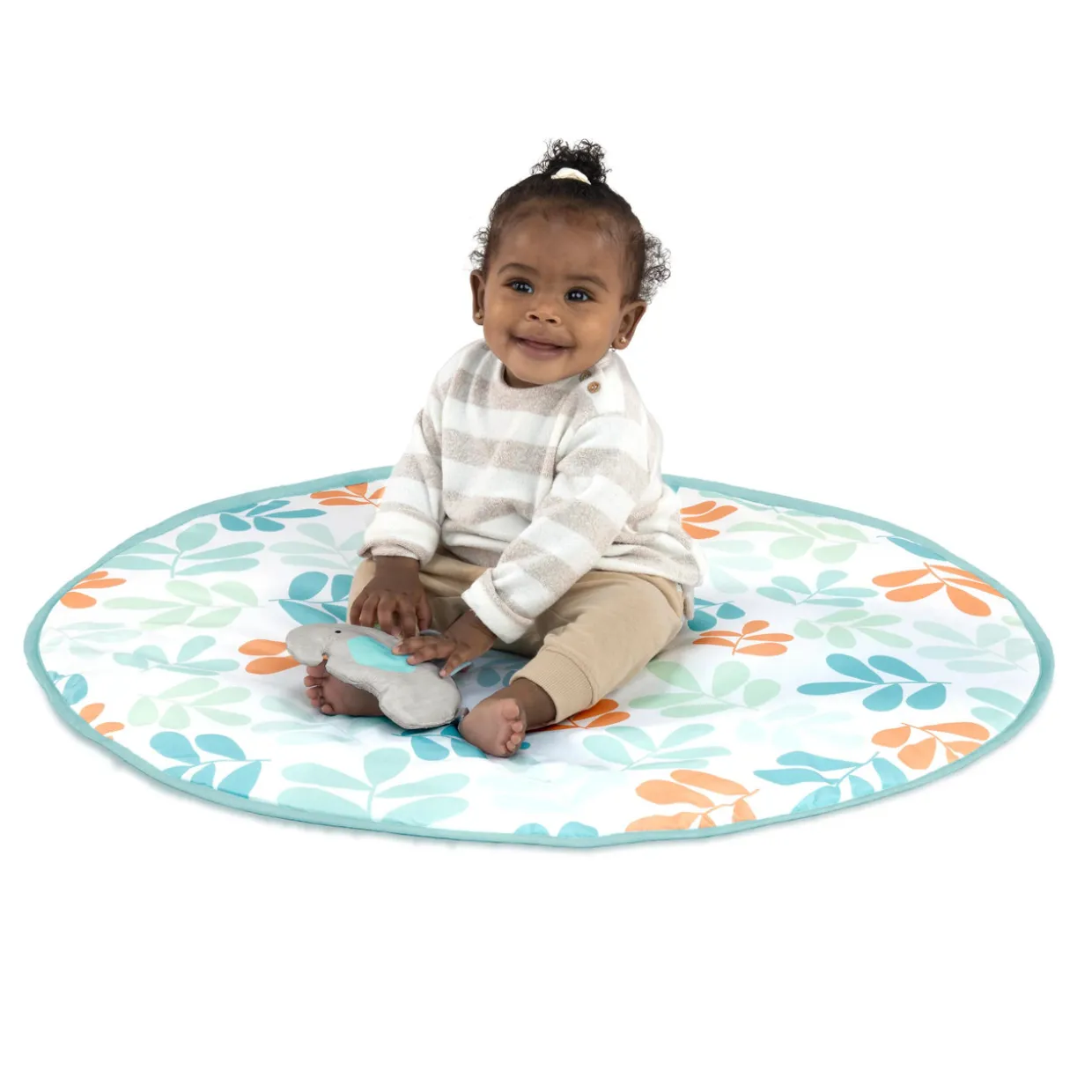ity by Ingenuity Sun Valley Wooden Toy Arch & Play Mat