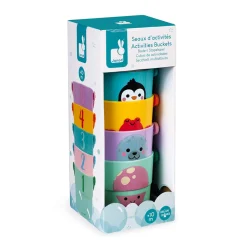 Janod 5 Activities Bath Buckets