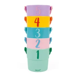 Janod 5 Activities Bath Buckets