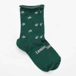 Lamington Womens Crew Merino Roll Top Socks