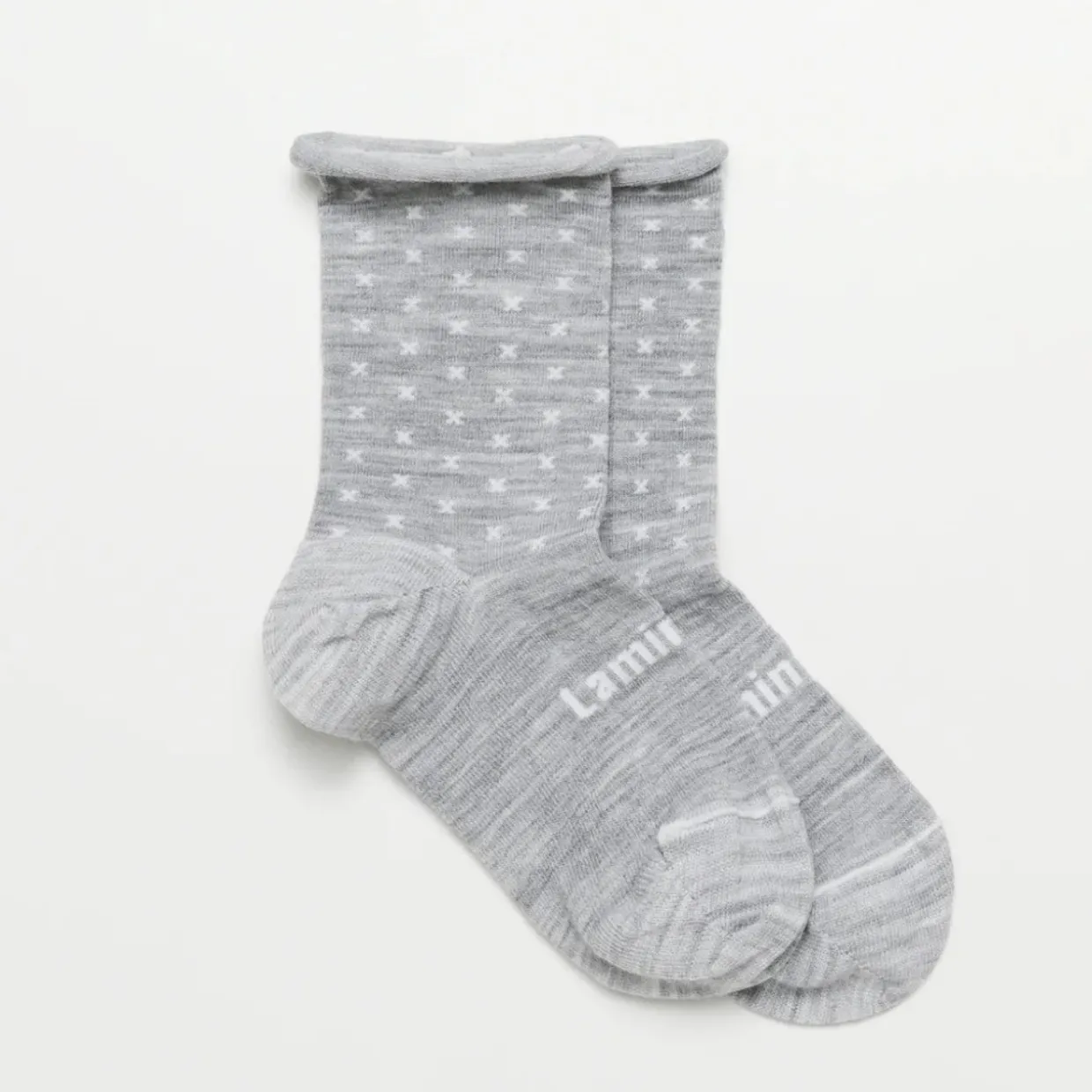 Lamington Womens Crew Merino Roll Top Socks