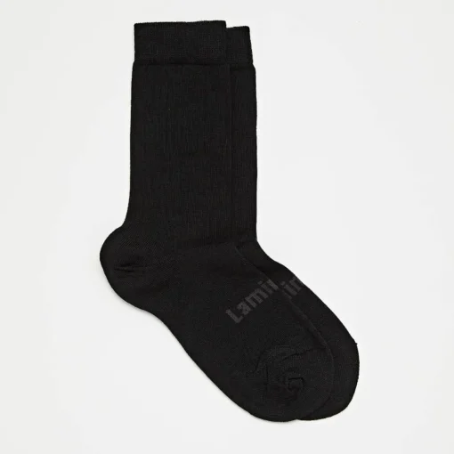Lamington Womens Crew Merino Socks - Rib