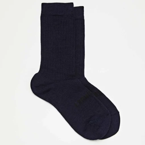 Lamington Womens Crew Merino Socks - Rib