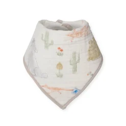 Little Unicorn - Cotton Muslin + Fleece Bandana Bib - 4 Pack