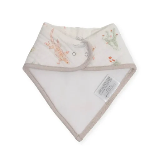 Little Unicorn - Cotton Muslin + Fleece Bandana Bib - 4 Pack