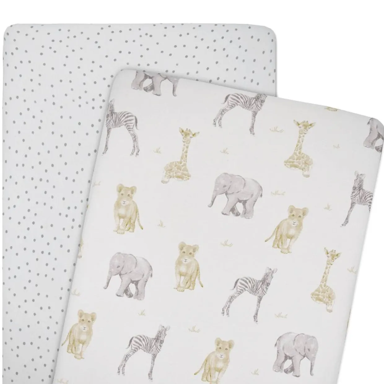 Living Textiles Jersey Fitted Sheet 2pk