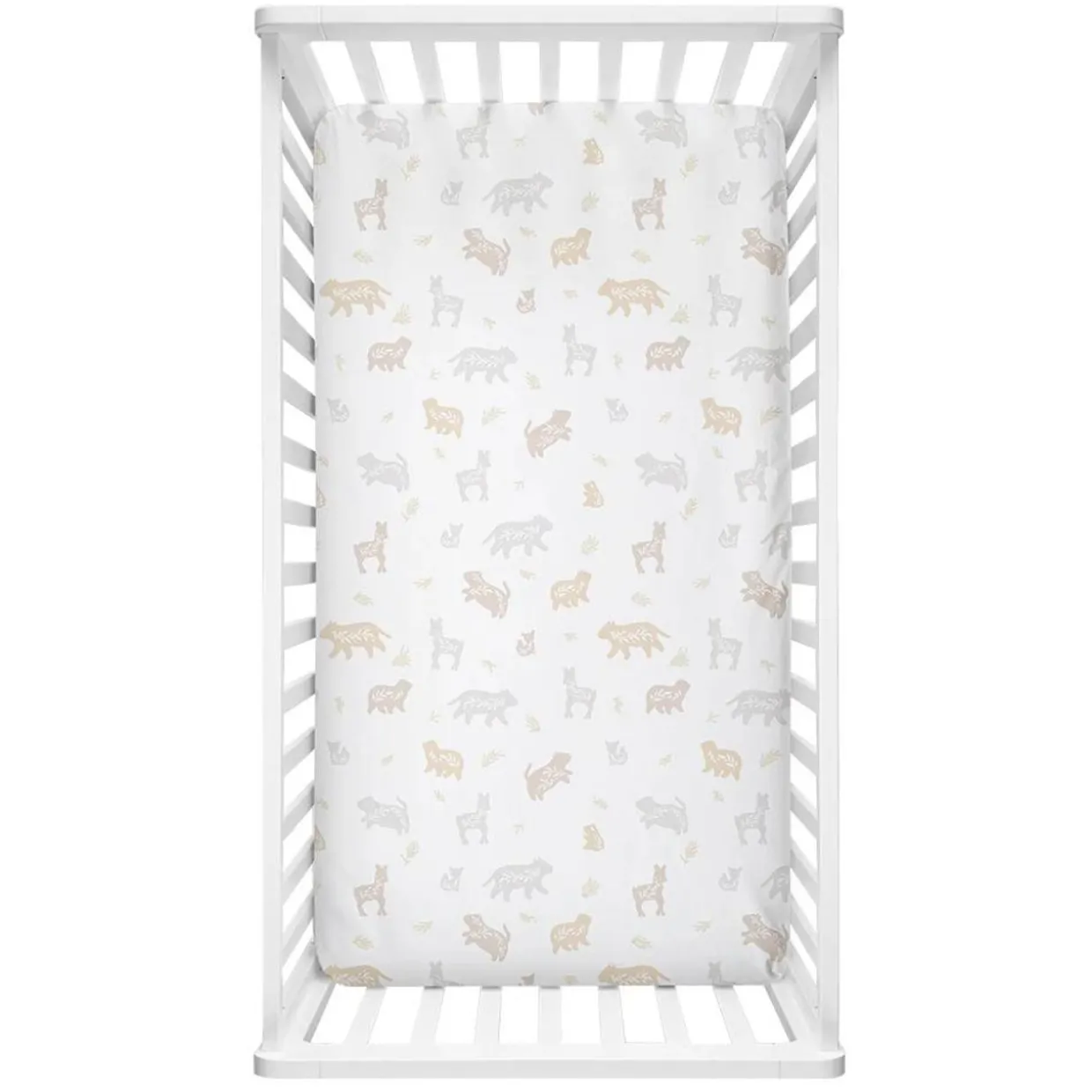 Lolli Living Sateen Fitted Cot Sheet - 135 x 75cm - Clearance