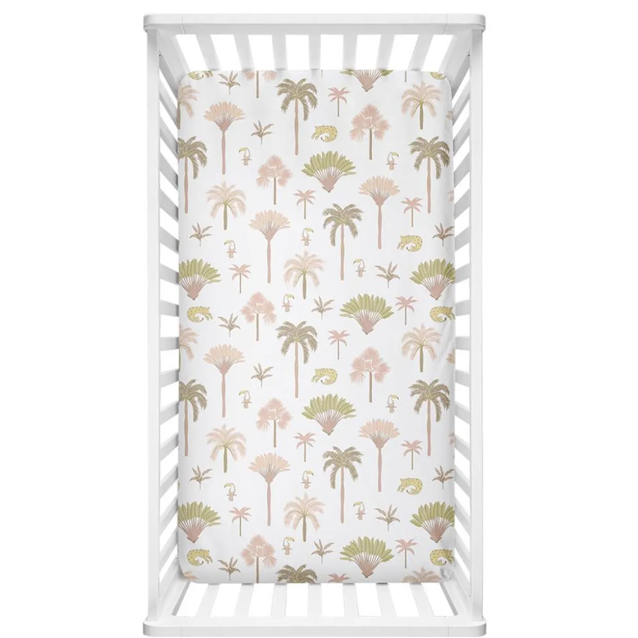 Lolli Living Sateen Fitted Cot Sheet - 135 x 75cm - Clearance