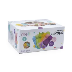 Melii 6 Piece Animal Ice Pops with Tray