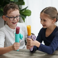 Melii Silicone Push Pops - 4 Pack with Tray