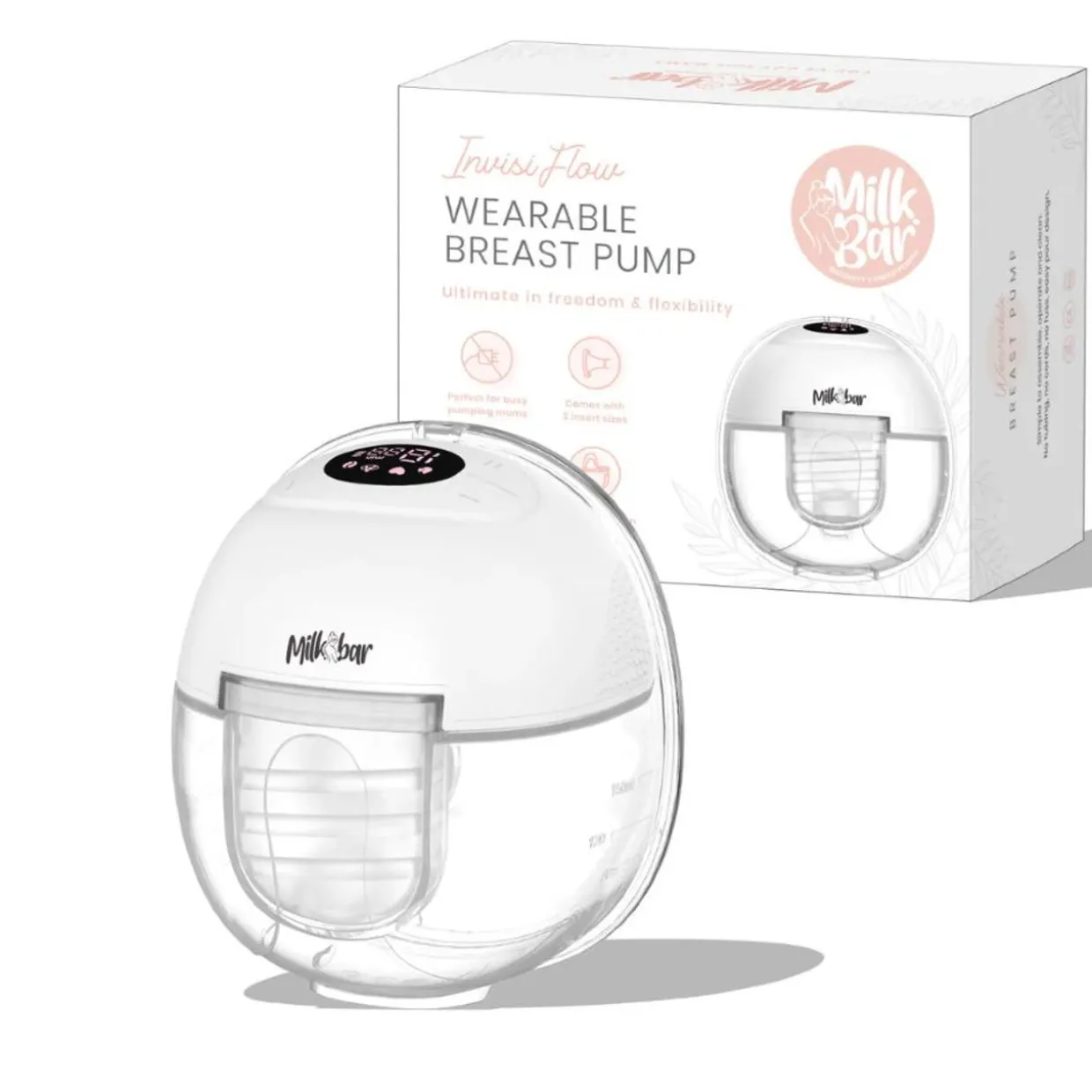 Milkbar Invisi Flow Wearable Breast Pump