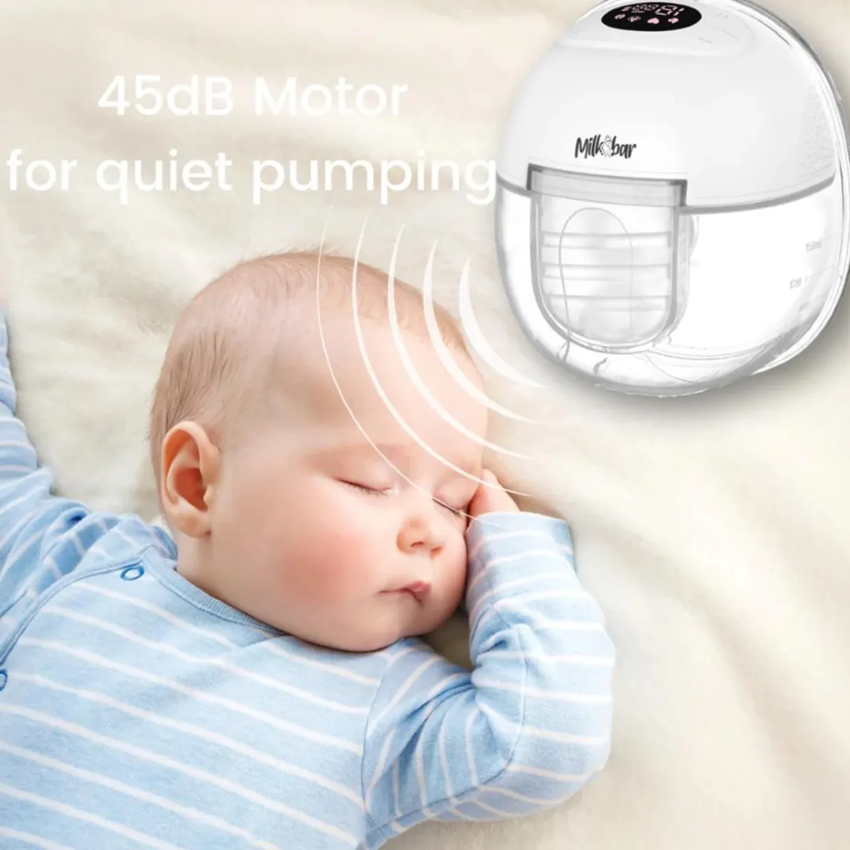 Milkbar Invisi Flow Wearable Breast Pump